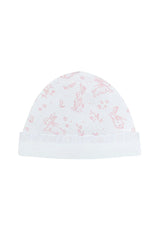 Pink Bunny Toile Hat