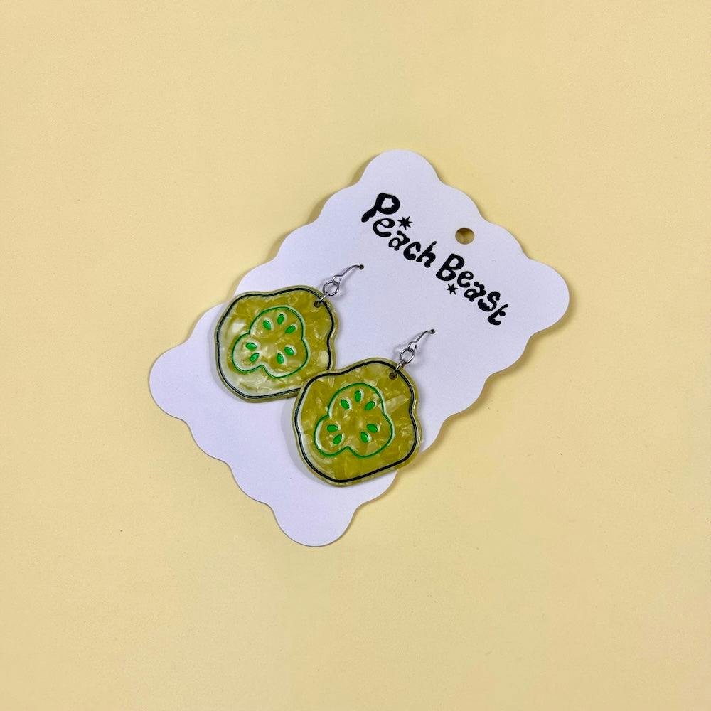 Pickle Earrings