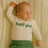 long sleeve graphic bodysuit | half pint
