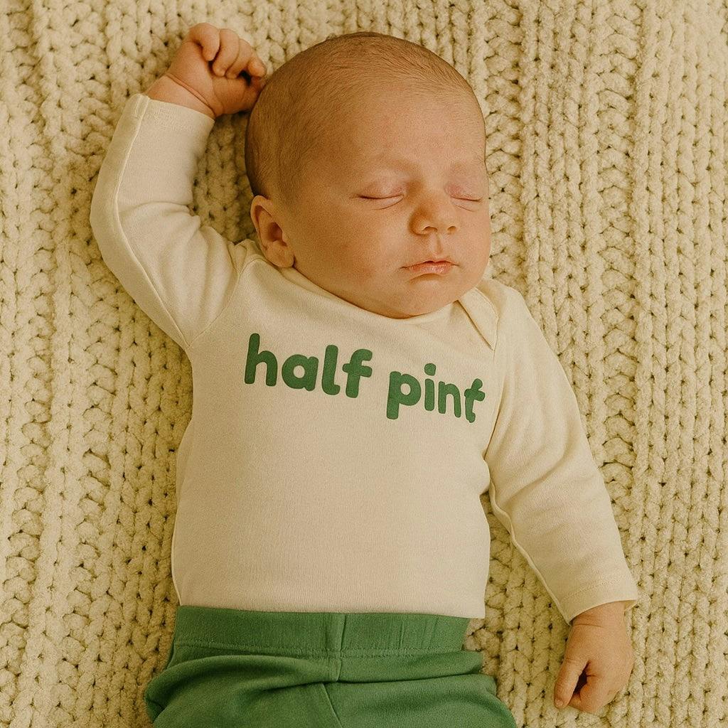 long sleeve graphic bodysuit | half pint