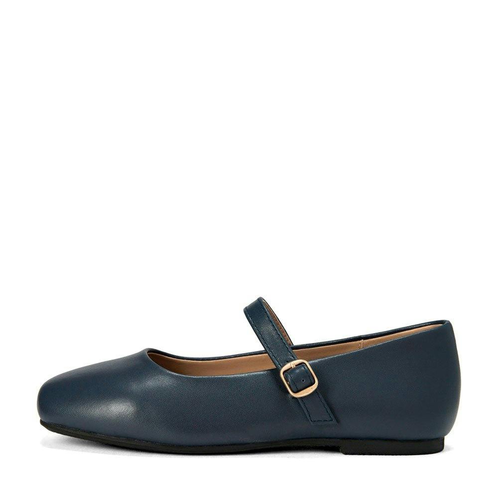 Mandy Rounded Square Toe Mary Jane Ballet Flats