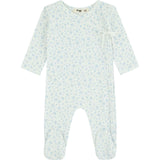 Floral Printed Wrap Footie, Boys