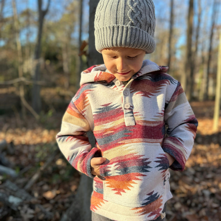AZTEC  Burgundy Rancho Jacket