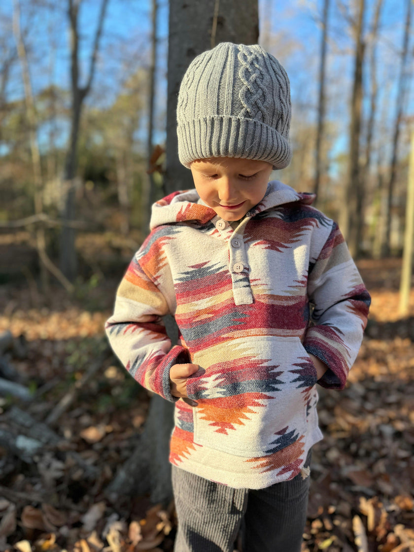 AZTEC  Burgundy Rancho Jacket