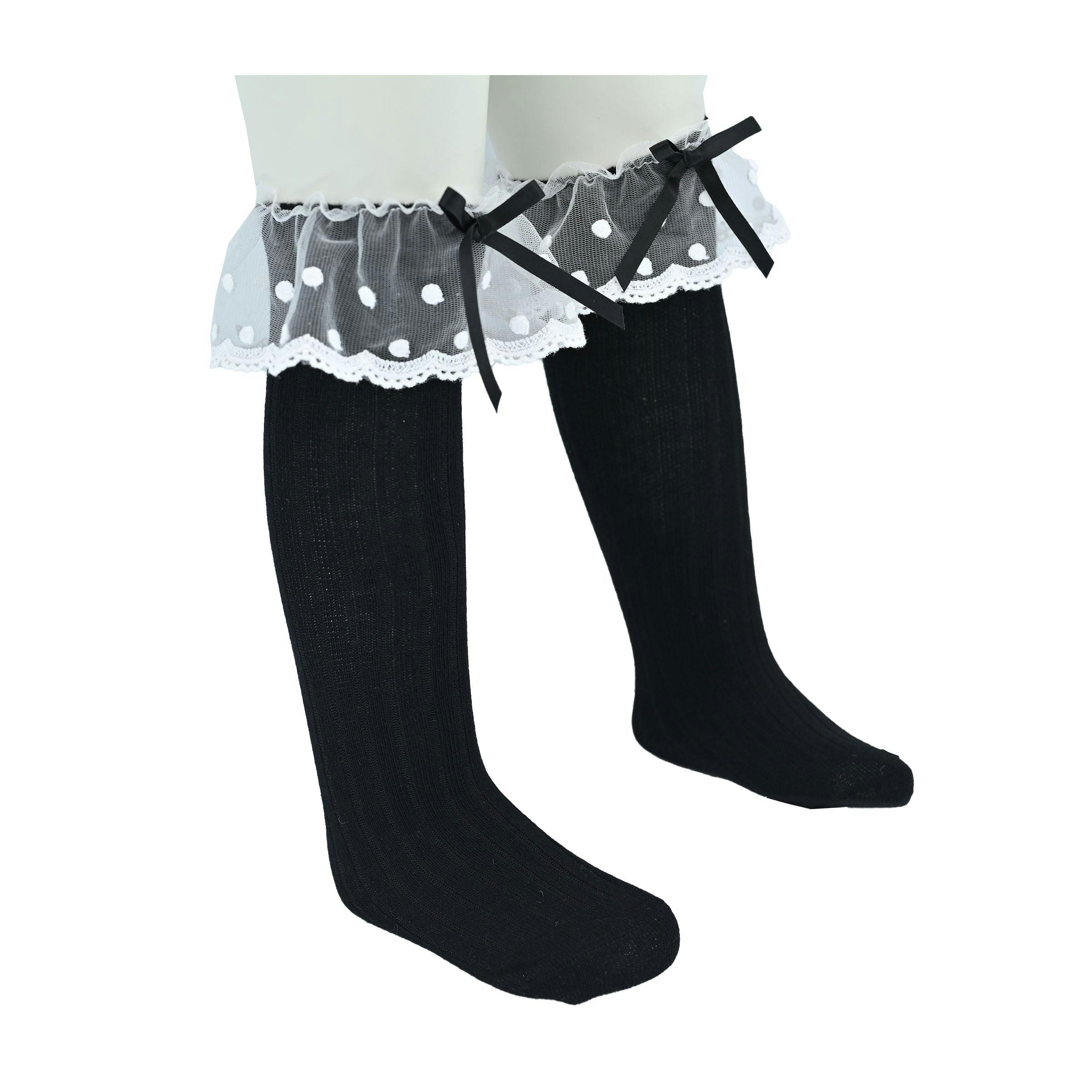 Ankle Skirt Polka Bow Socks