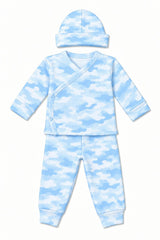 Baby 3 Piece Set - Blue Camo