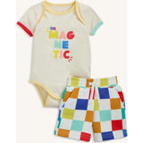 Magnetic Bodysuit with Shorts Set