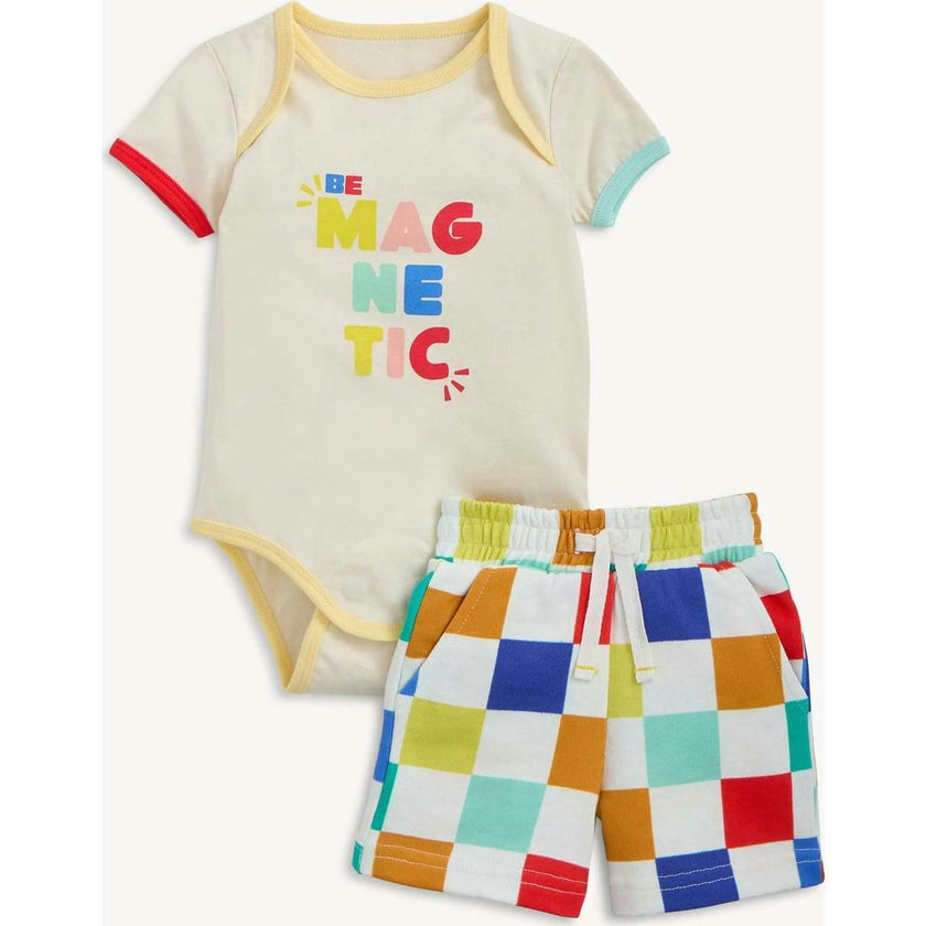 Magnetic Bodysuit with Shorts Set