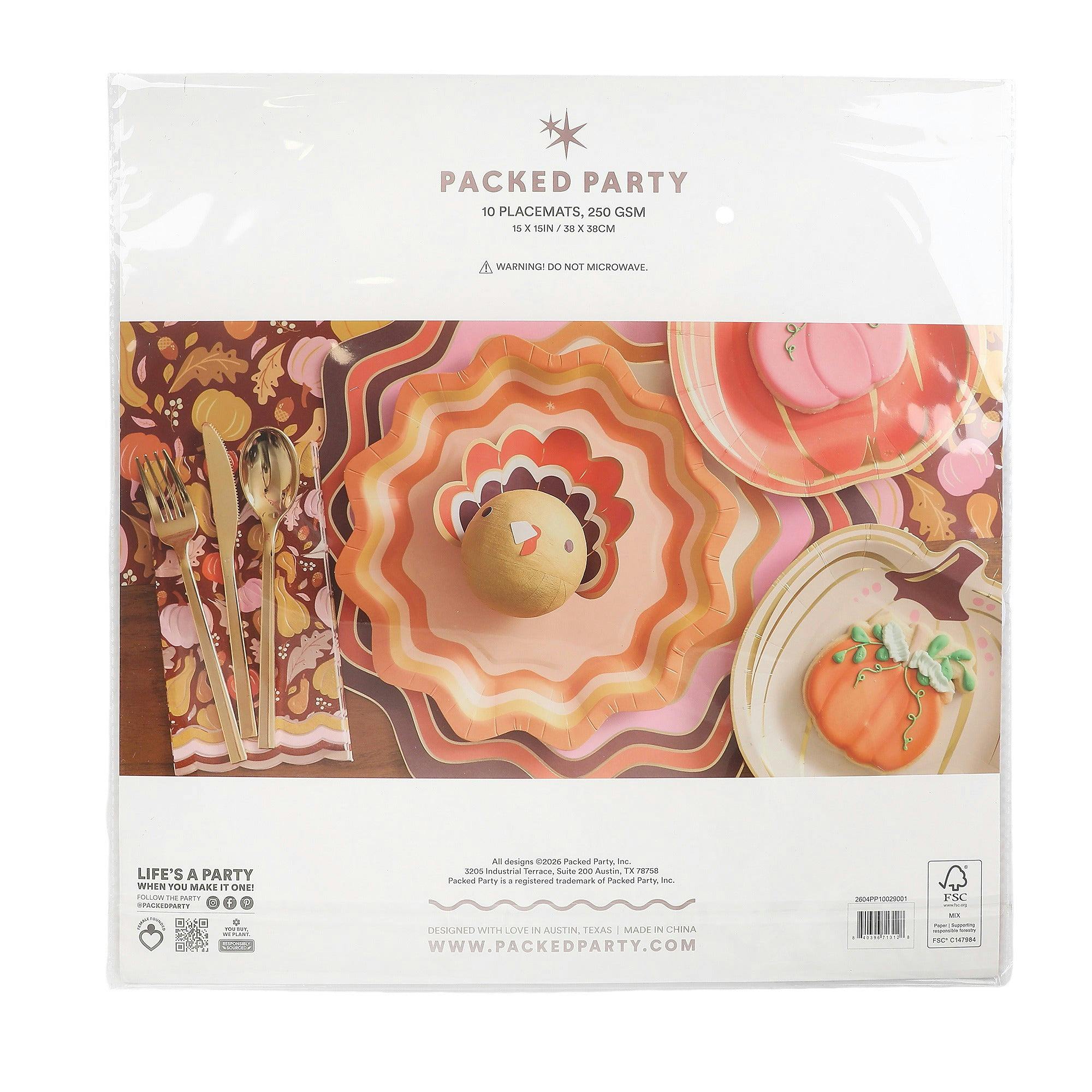 Warm Spice Wavy Placemat
