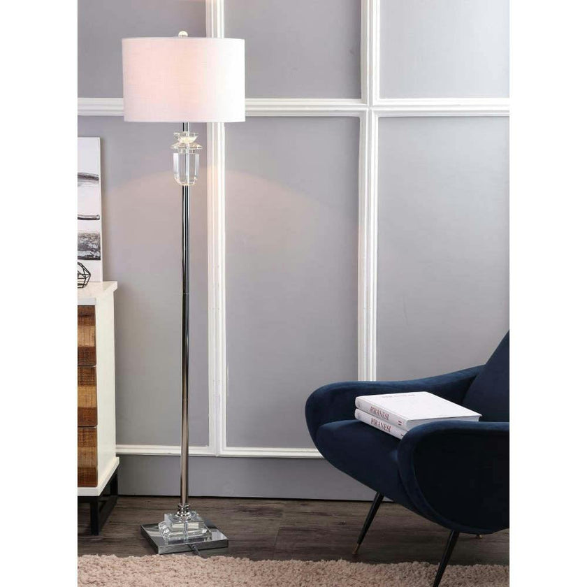 Aria 63" Crystal/Metal LED Floor Lamp