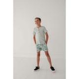 Short Sleeve Henley Shirt