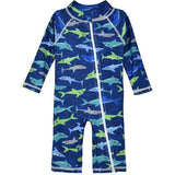 UPF 50+ Long Surf Swimsuit - Sharky