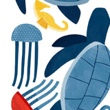 Sea Turtle Kit • Peel-and-Stick Wall Decals