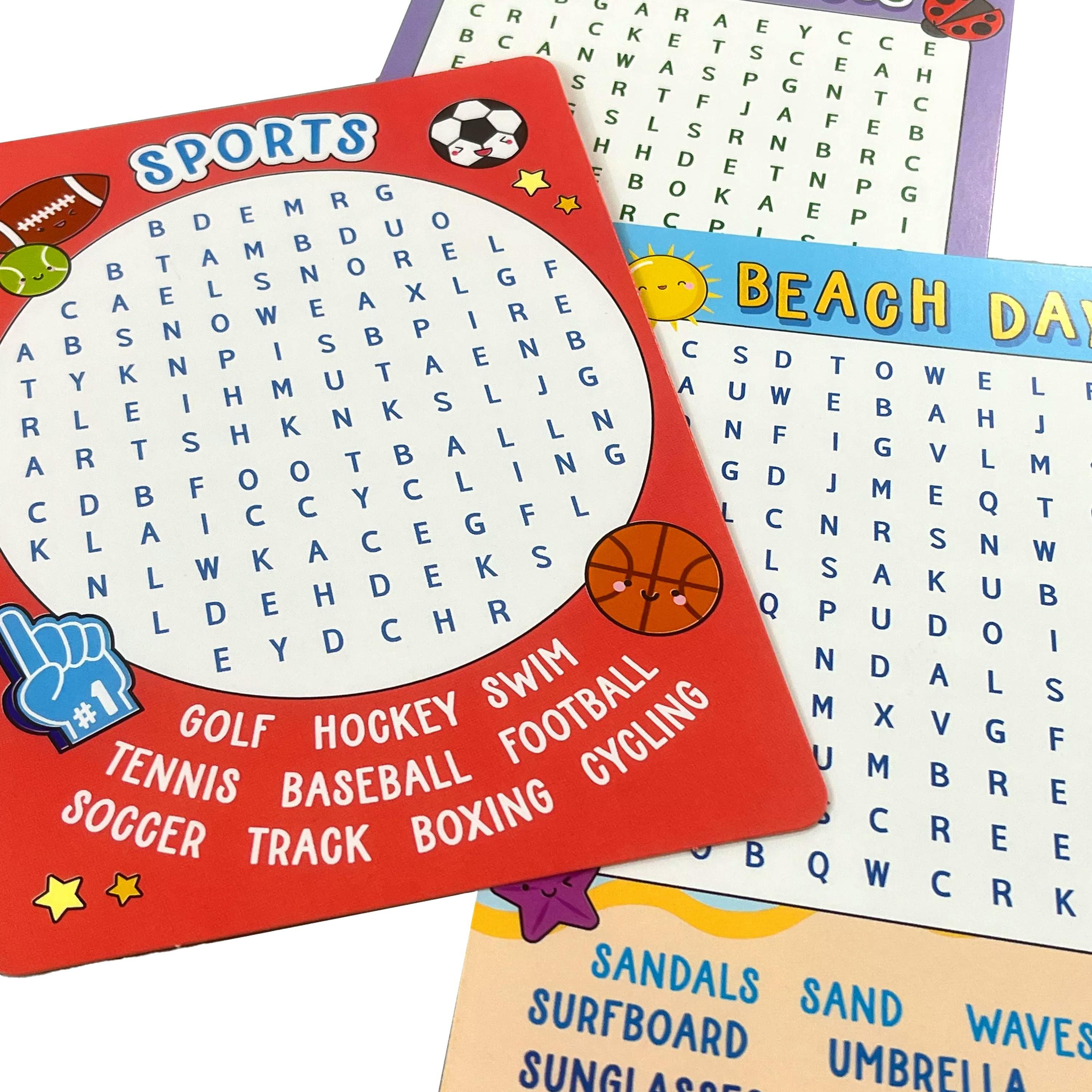 Word Search Activity Cards - Set of 24
