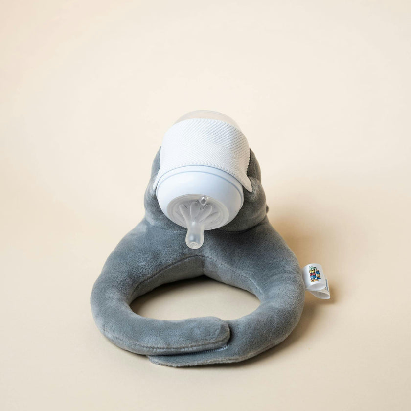 Baby Bottle Pillow Holder For Parents - Elephant