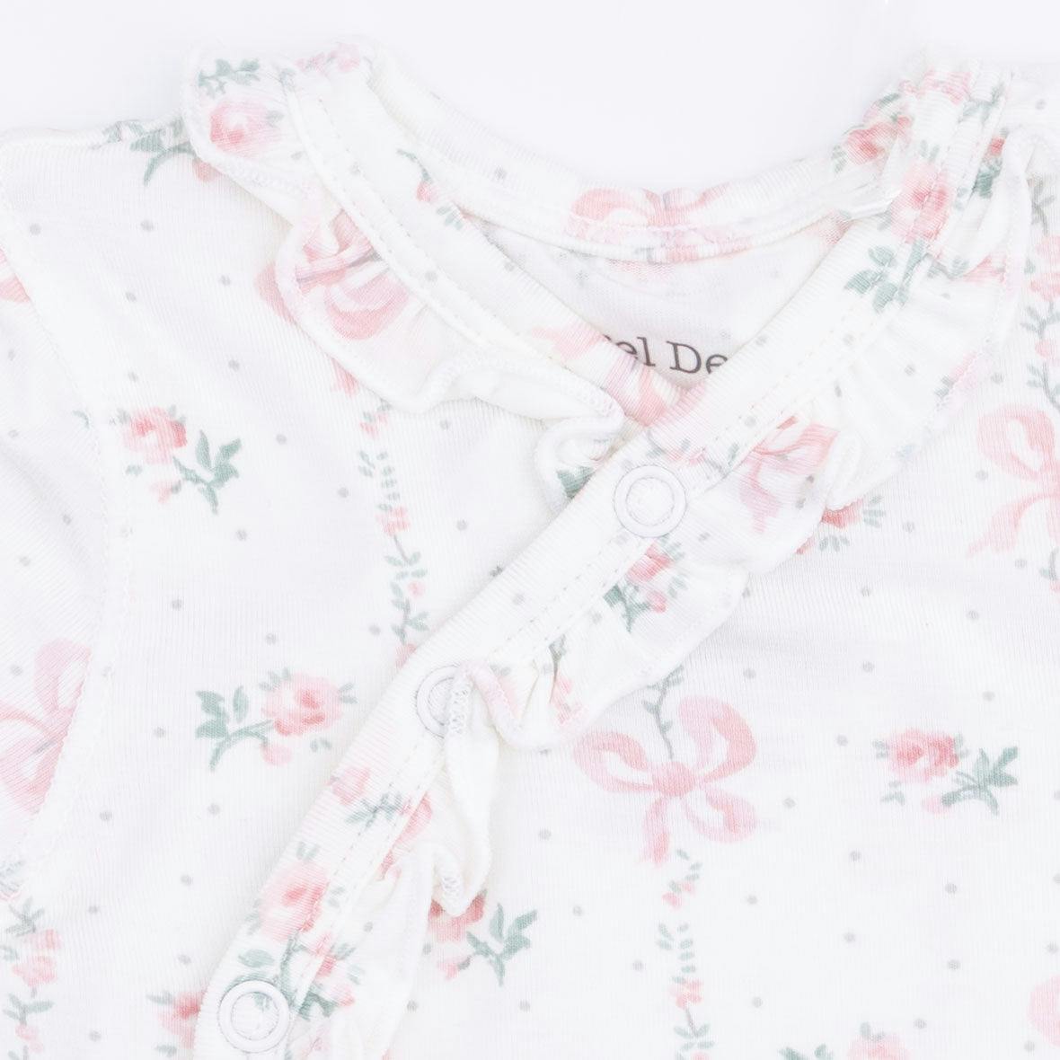 Dainty Buds and Bows - Take Me Home Set with Convertible Pant  & Swaddle Blanket Set