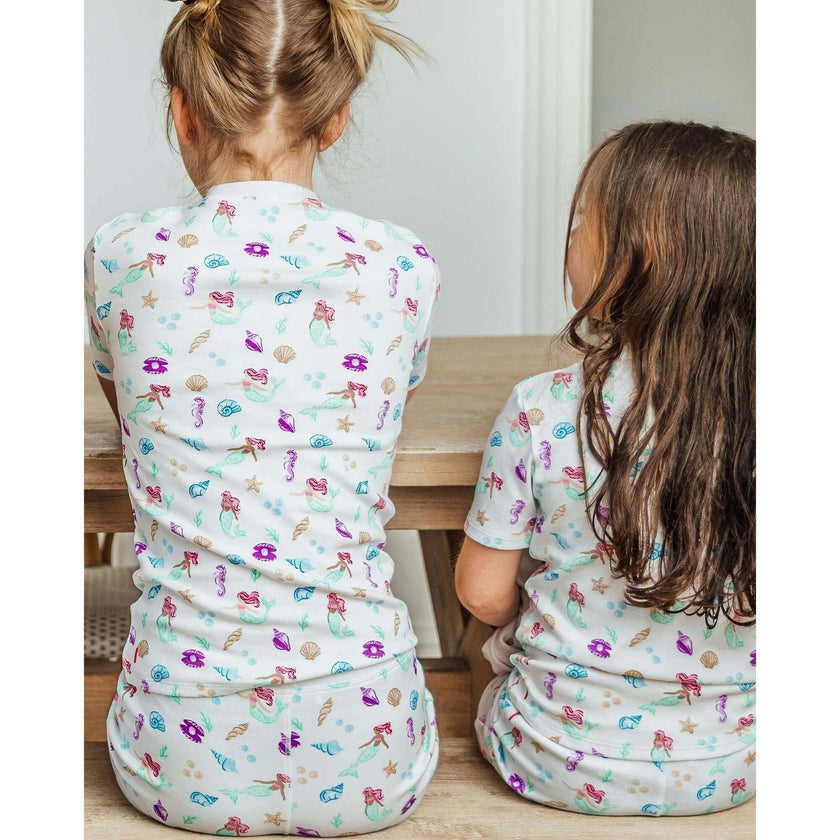 The Organic Short Sleeve Pajama Set [Under the Sea]