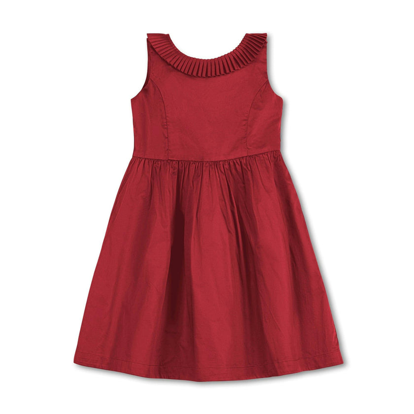 Organic Pleated Collar Party Dress
