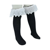 White Trim Skirt Socks