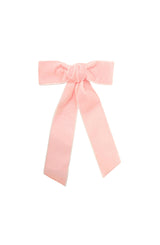 Velvet Long-Tailed Bow Barrette