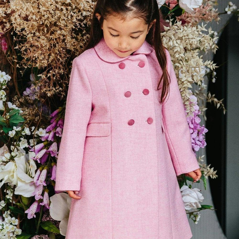 Classic Coat in Pale Pink