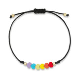 Journee Rainbow Heart Bracelet