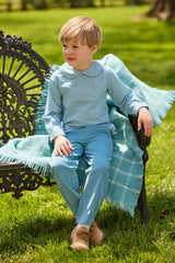 Peter Pan Shirt - Alpine Gingham
