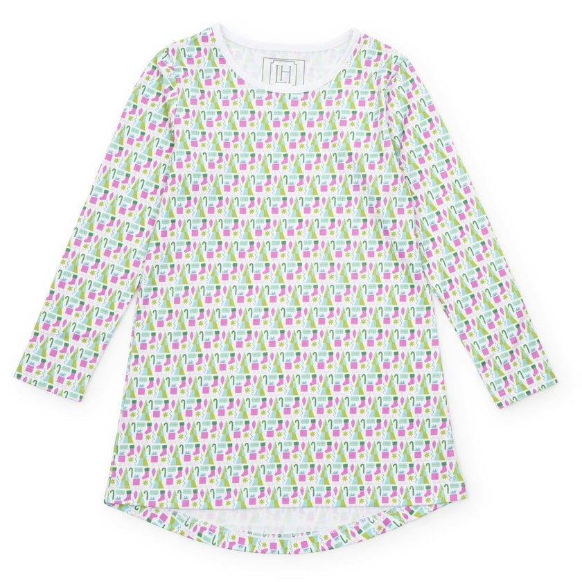 Berkeley Girls' Shirt Dress Mod Holiday Pink