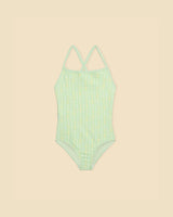 Crossback Swimsuit in Pistachio Wand