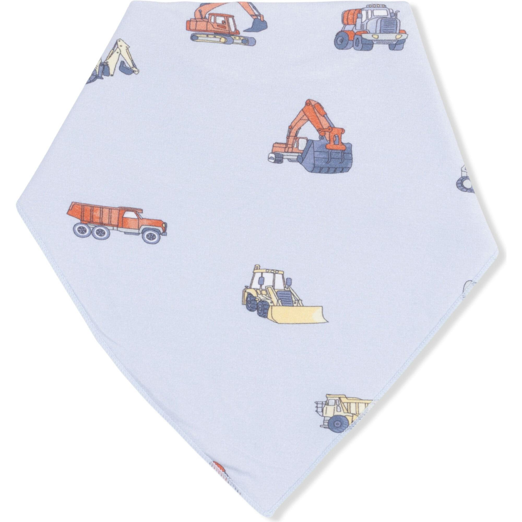 Construction Vehicles - Convertible Romper & Bandana Bib Set