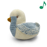 Blue Chickadee Gift Box 🪺 100% organic cotton music box and lovey