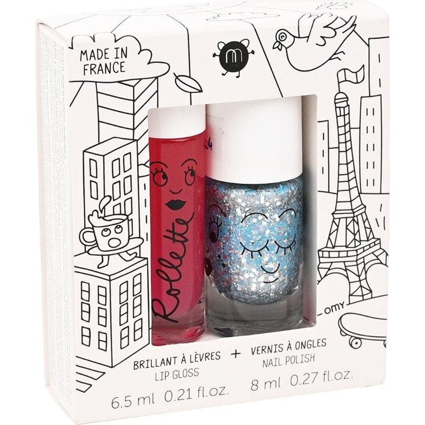 Nail Polish and Lip Gloss Set for Kids MAGIQUE