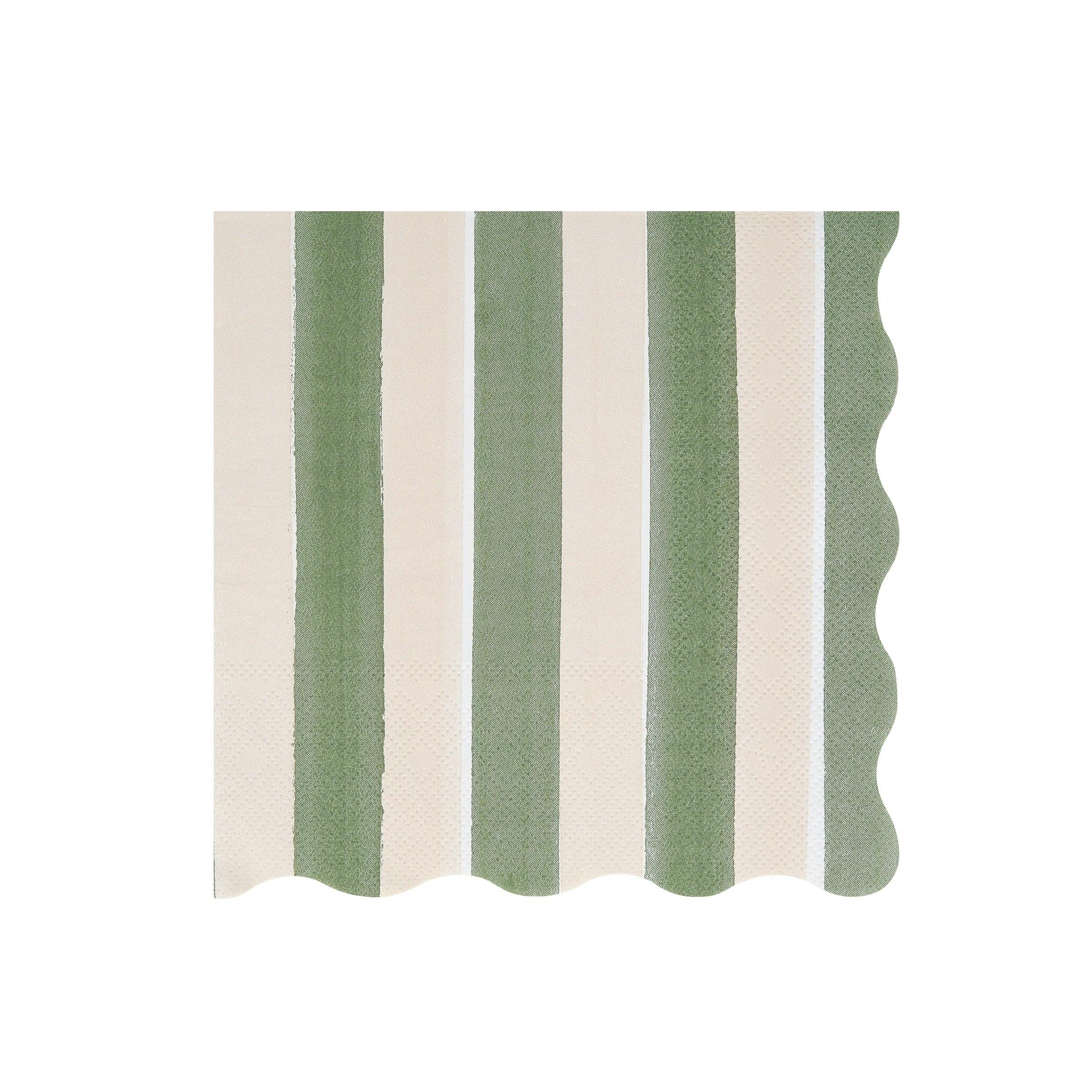 Fall Stripe Large Napkins
