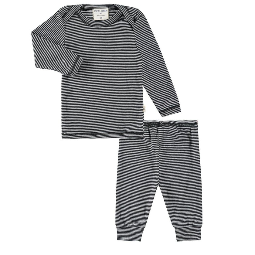 Rib Lap Tee and Legging Set