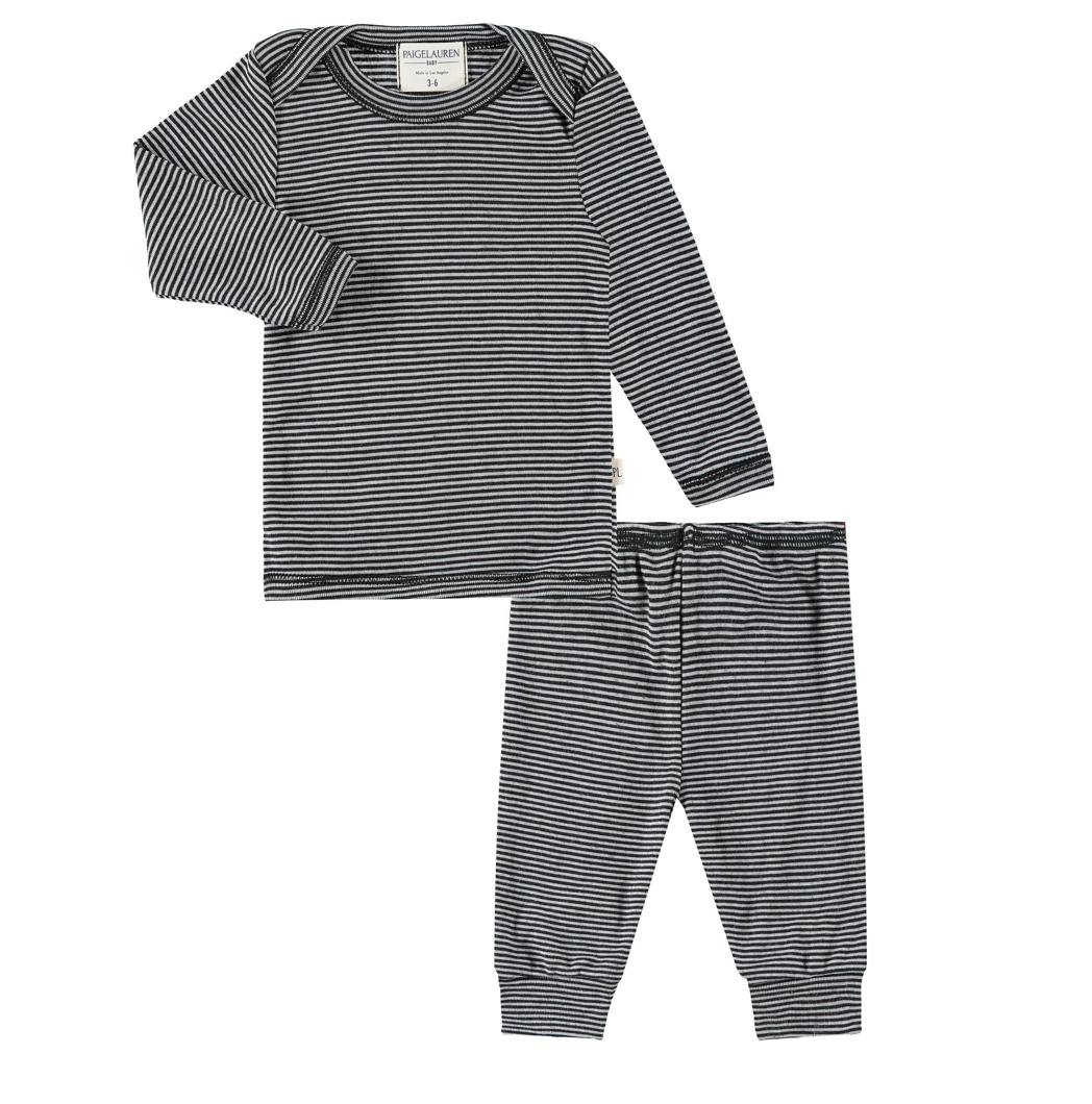 Rib Lap Tee and Legging Set