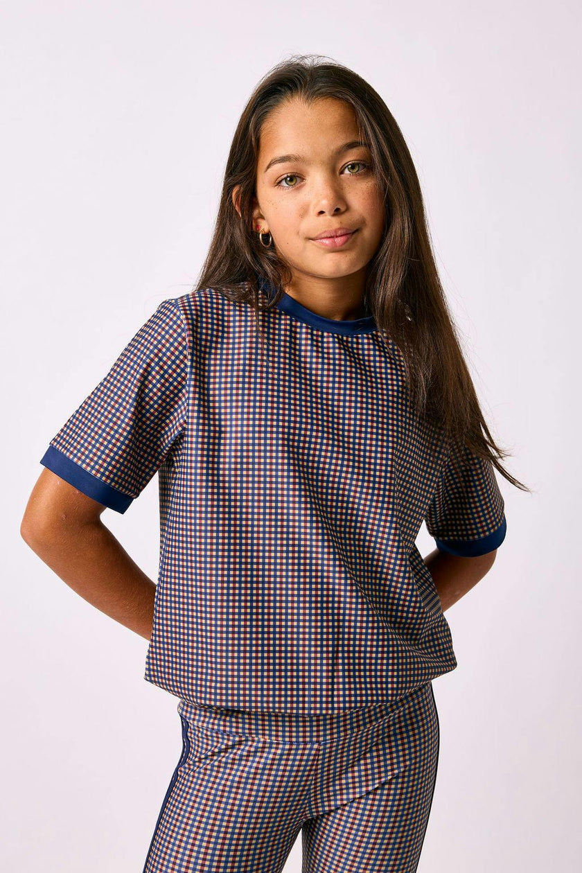 gingham dance tee