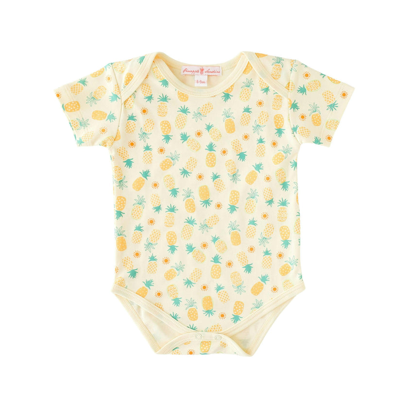 Pineapple Print Onesie