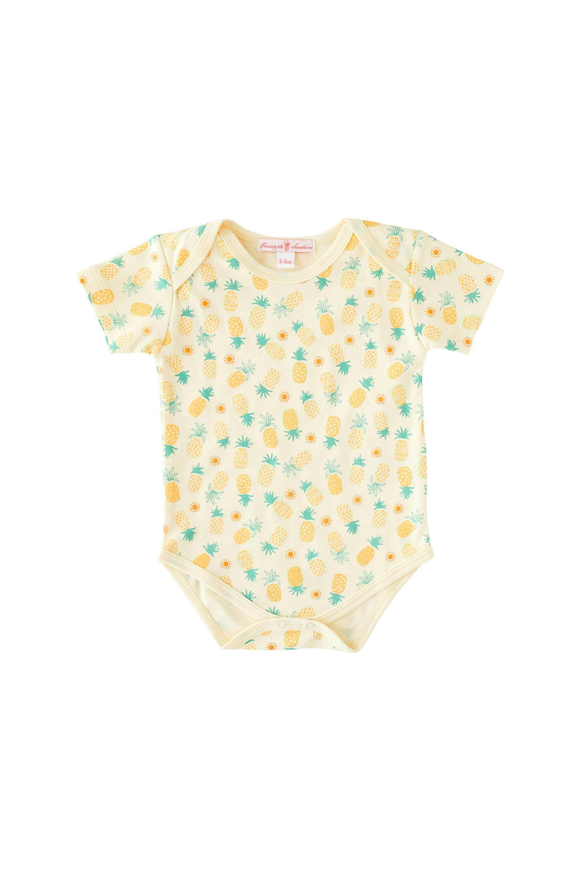 Pineapple Print Onesie