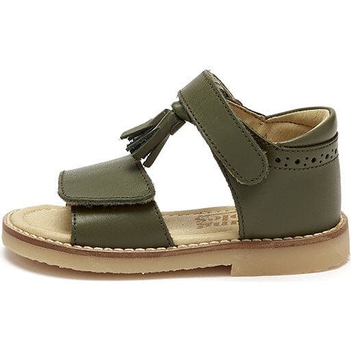 Flo Tassel Sandal, Green