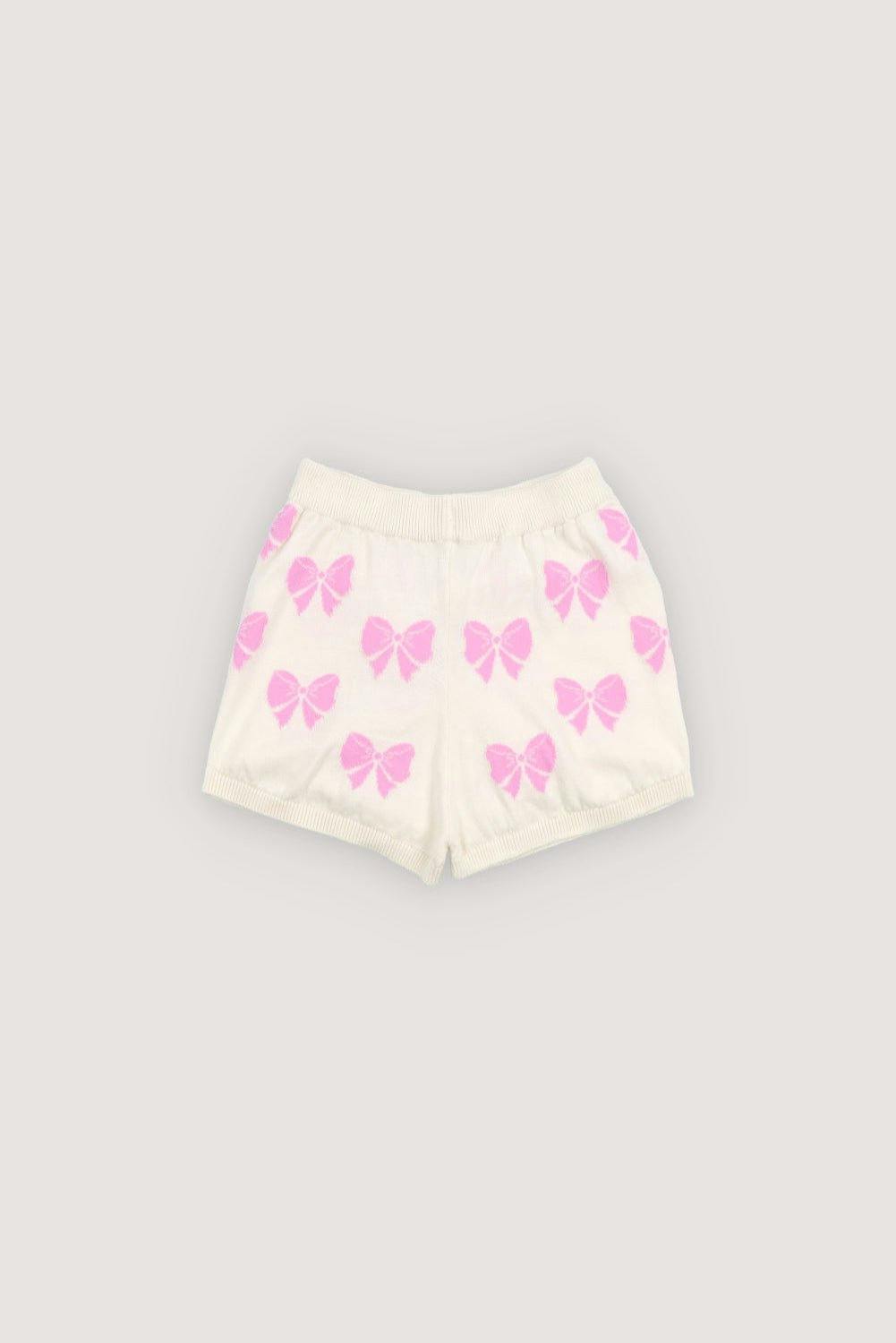 Pinpilin Short Pink Lavander Bow