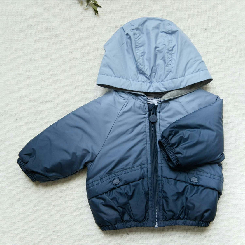 TARTINE ET CHOCOLAT Ombre Marine Baby Windbreaker