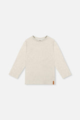 Organic Cotton Long Sleeve T-Shirt Heather Grey