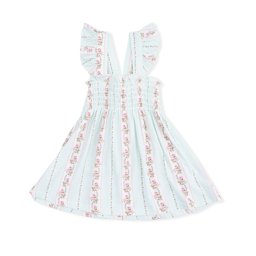 Antoinette Stripe - Smocked Top with Bloomer