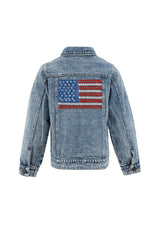 American Flag Denim Jacket