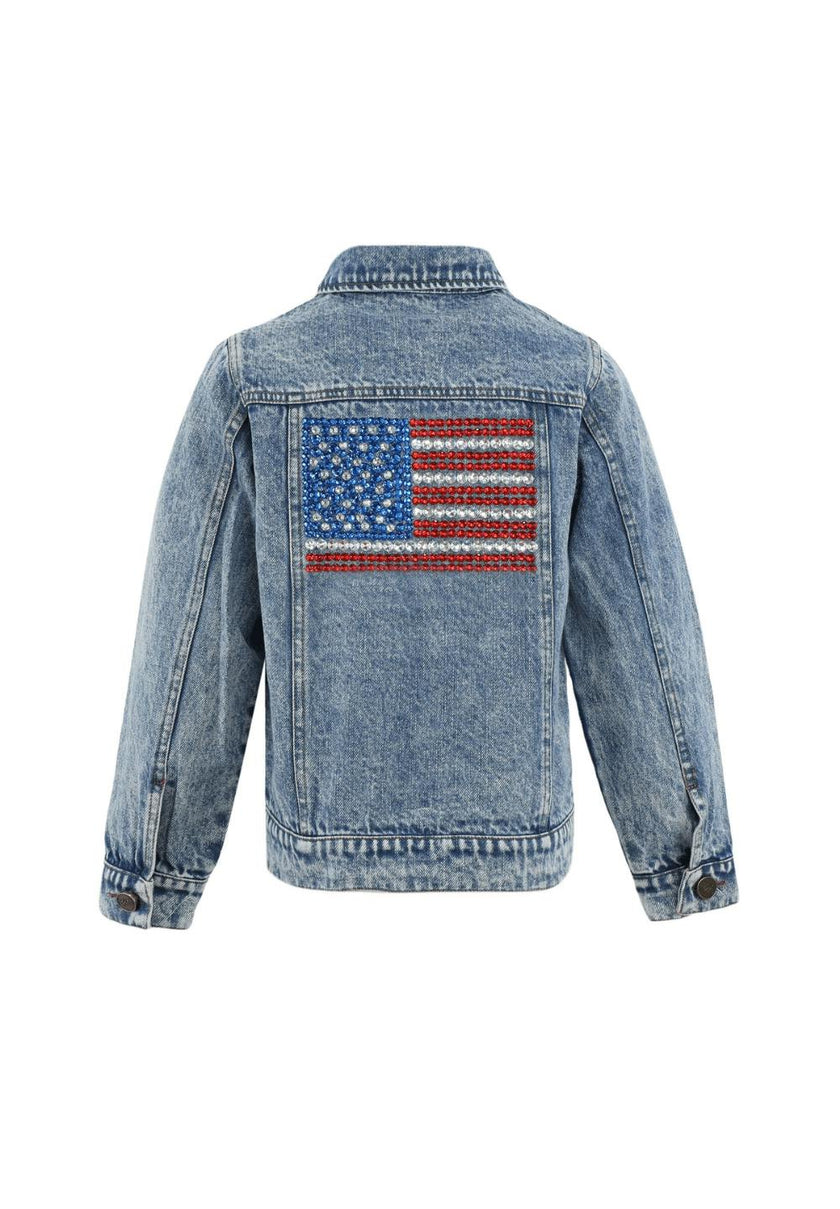 American Flag Denim Jacket