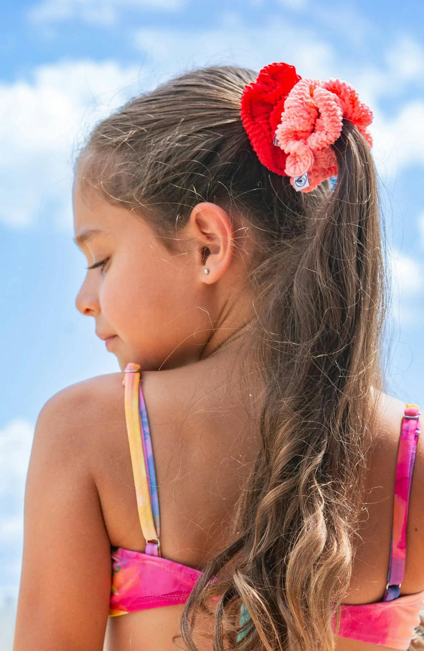 Crinkle Hair Scrunchie 3 Piece Set