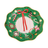 Packed Party Wreath 10 In Paper Plate Party Decor