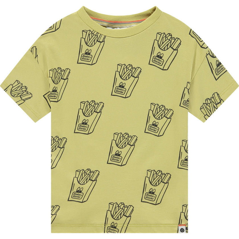 Allover French Fry Short Sleeve T-Shirt