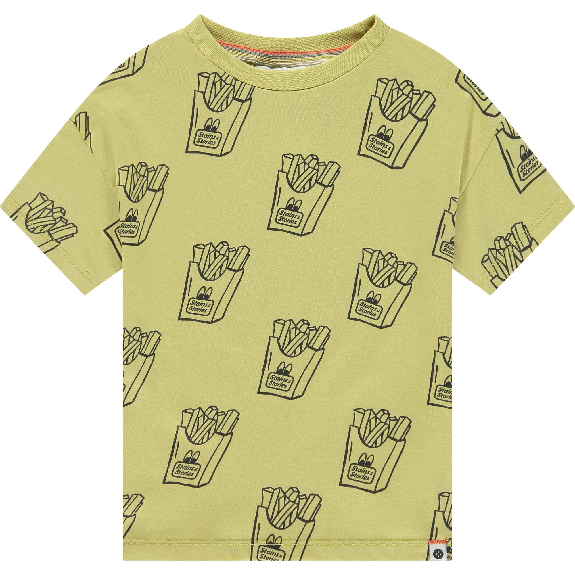 Allover French Fry Short Sleeve T-Shirt
