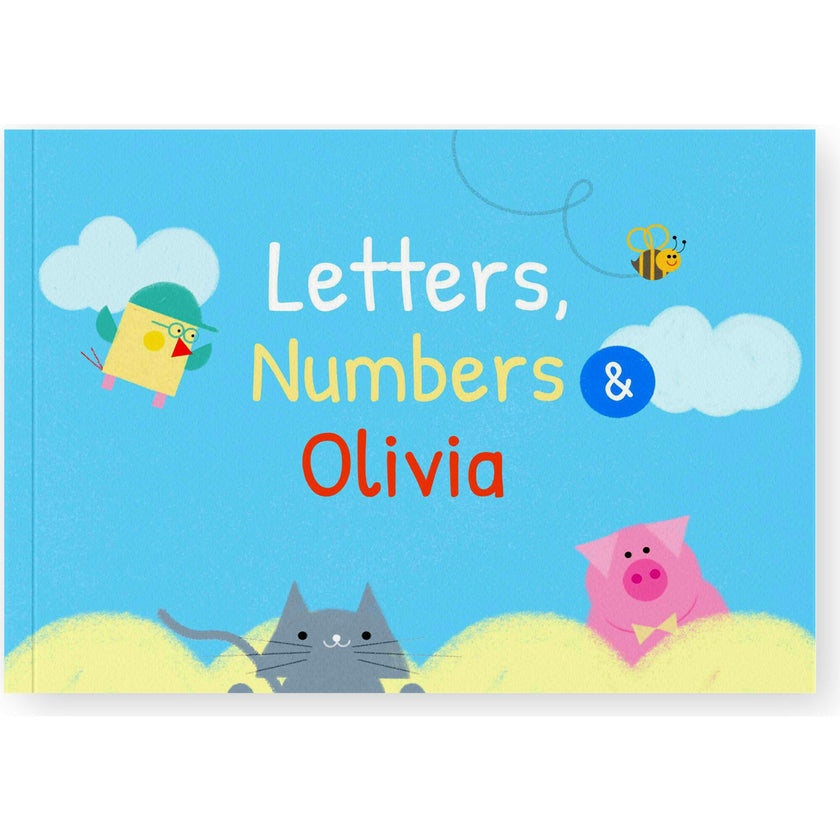 Letters, Numbers & Me (personalized Eary Learning Book)